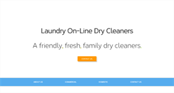 Desktop Screenshot of laundryon-line.co.uk