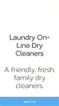 Mobile Screenshot of laundryon-line.co.uk